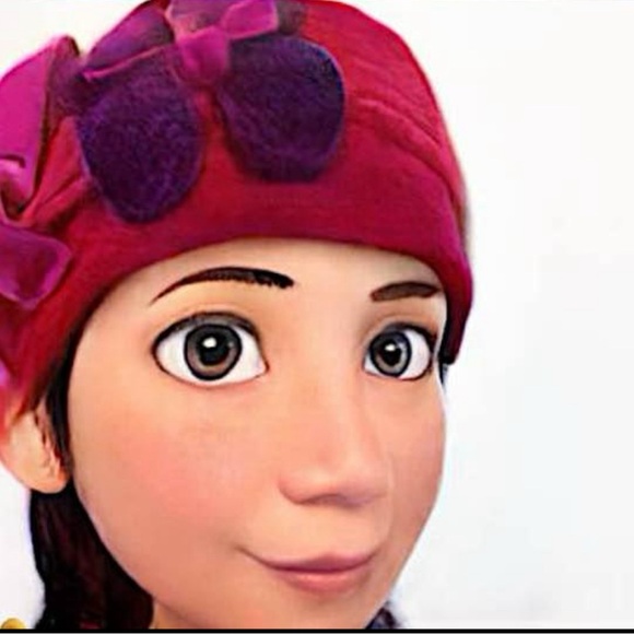 Super Cute Red wool Beret Made in Italy. NWOT - Picture 4 of 5